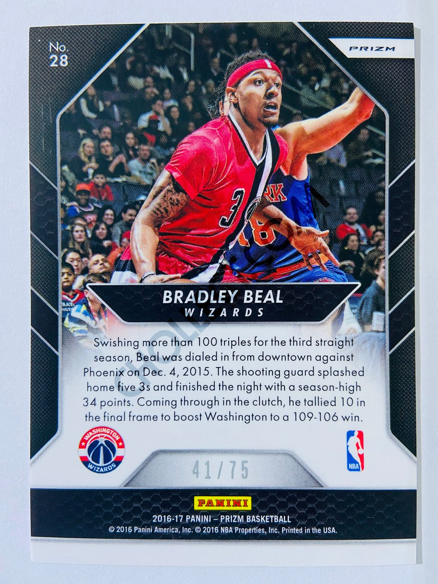 Bradley Beal - Washington Wizards 2016-17 Panini Prizm Go Hard or Go Home Purple Parallel #28 | 41/75