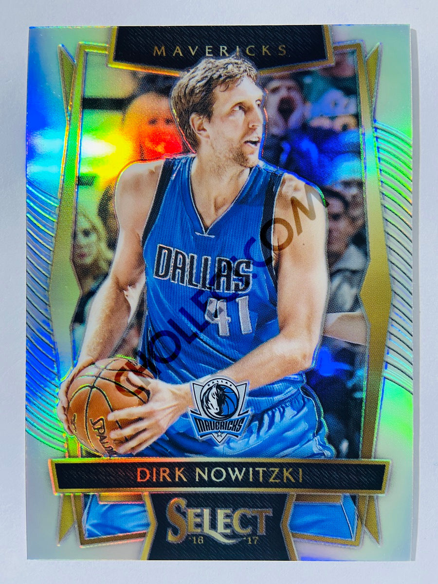 Dirk Nowitzki - Dallas Mavericks 2016-17 Panini Select Silver Prizm Parallel #26