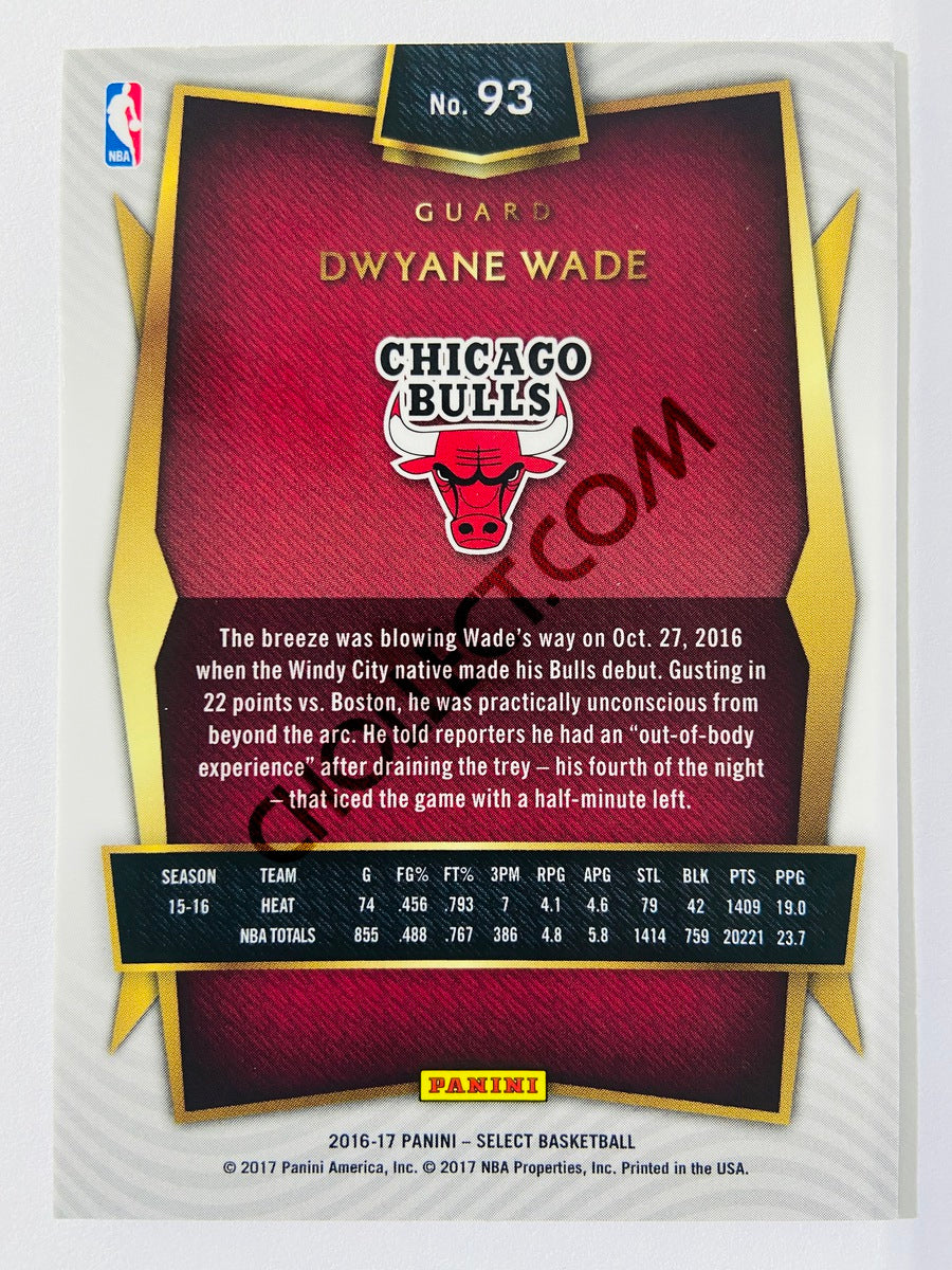 Dwyane Wade - Miami Heat 2016-17 Panini Select Concourse Level  #93