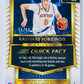 Kristaps Porzingis - Dallas Mavericks 2016-17 Panini Select Swatches Orange Prizm #64 | 56/60
