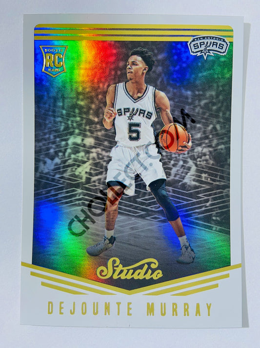 Dejounte Murray – San Antonio Spurs 2016-17 Panini Studio Action RC Rookie #96