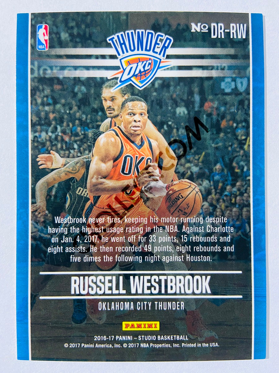 Russell Westbrook - Oklahoma City Thunder 2016-17 Panini Studio Driven #DR-RW