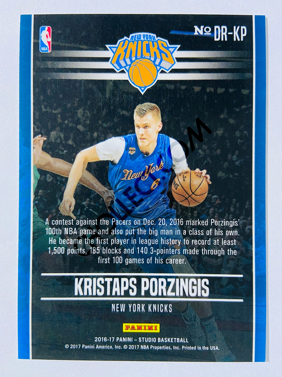 Kristaps Porzingis - New York Knicks 2016-17 Panini Studio Driven #DR-KP