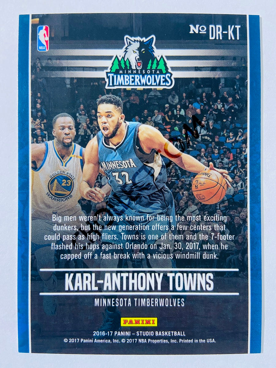 Karl-Anthony Towns - Minnesota Timberwolves 2016-17 Panini Studio Driven #DR-KT