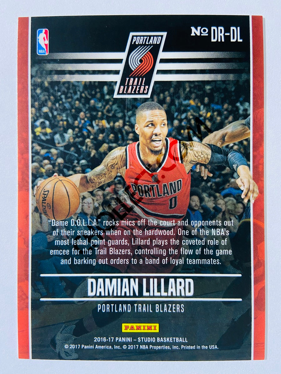 Damian Lillard - Portland Trail Blazers 2016-17 Panini Studio Driven #DR-DL