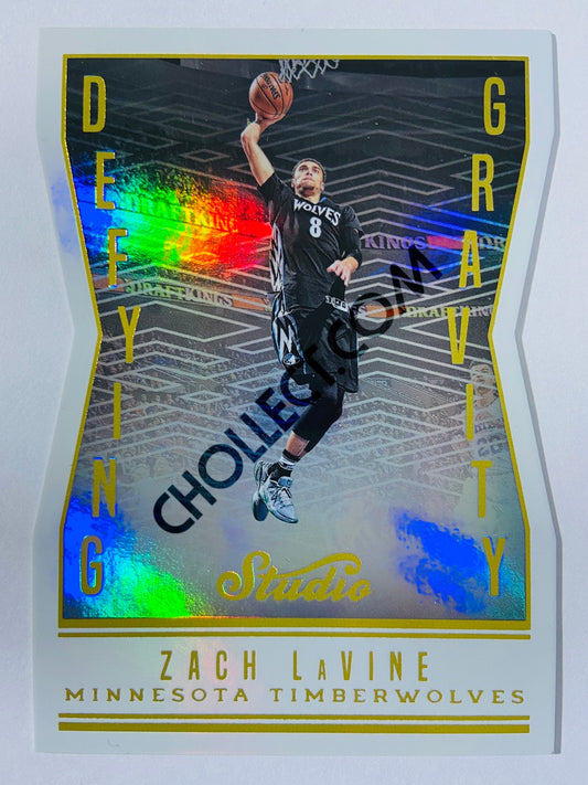 Zach LaVine - Minnesota Timberwolves 2016-17 Panini Studio Defying Gravity #2