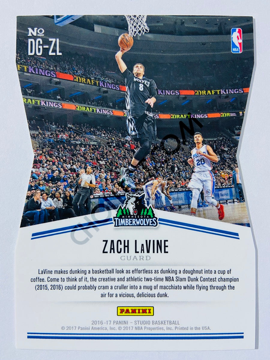 Zach LaVine - Minnesota Timberwolves 2016-17 Panini Studio Defying Gravity #2