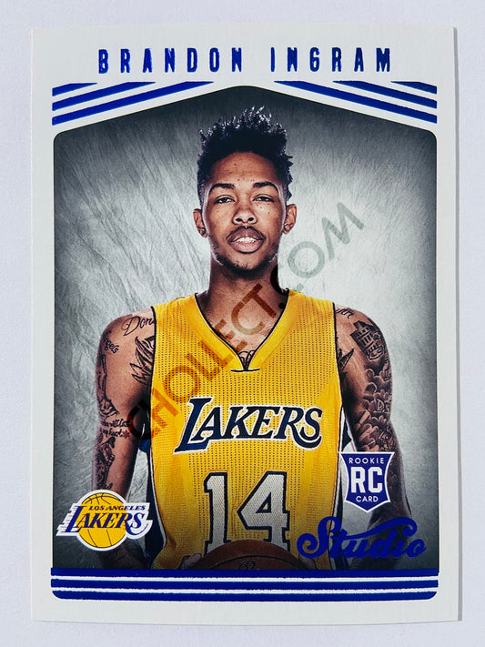 Brandon Ingram - Los Angeles Lakers 2016-17 Panini Studio Base Portrait RC Rookie Card #176