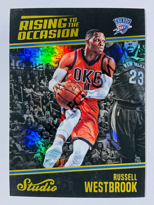 Russell Westbrook - Oklahoma City Thunder 2016-17 Panini Studio Rising to the Occasion #RO-RW