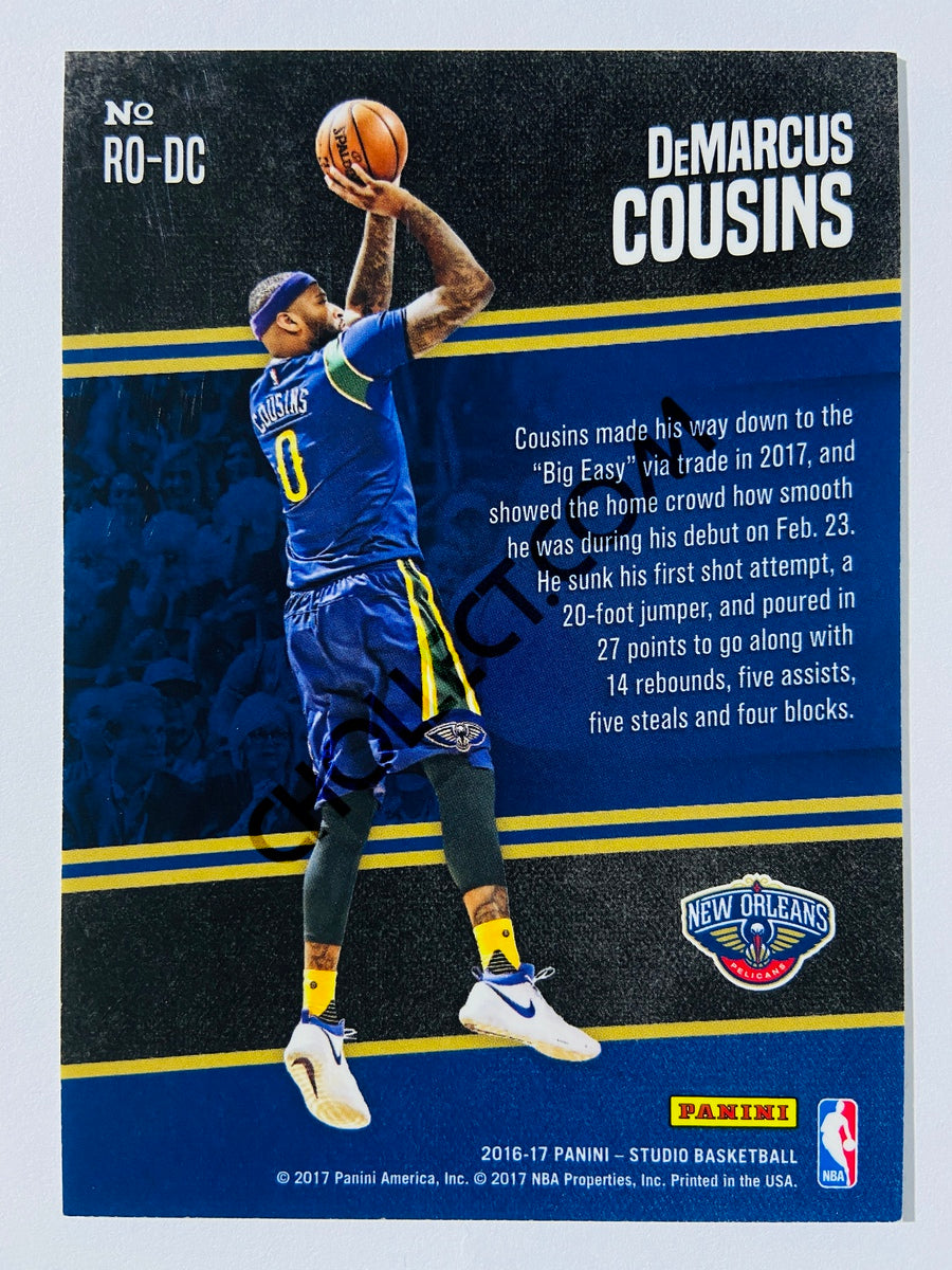 DeMarcus Cousins - New Orleans Pelicans 2016-17 Panini Studio Rising to the Occasion #RO-DC