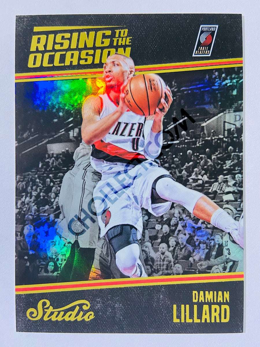 Damian Lillard - Portland Trail Blazers 2016-17 Panini Studio Rising to the Occasion #RO-DL