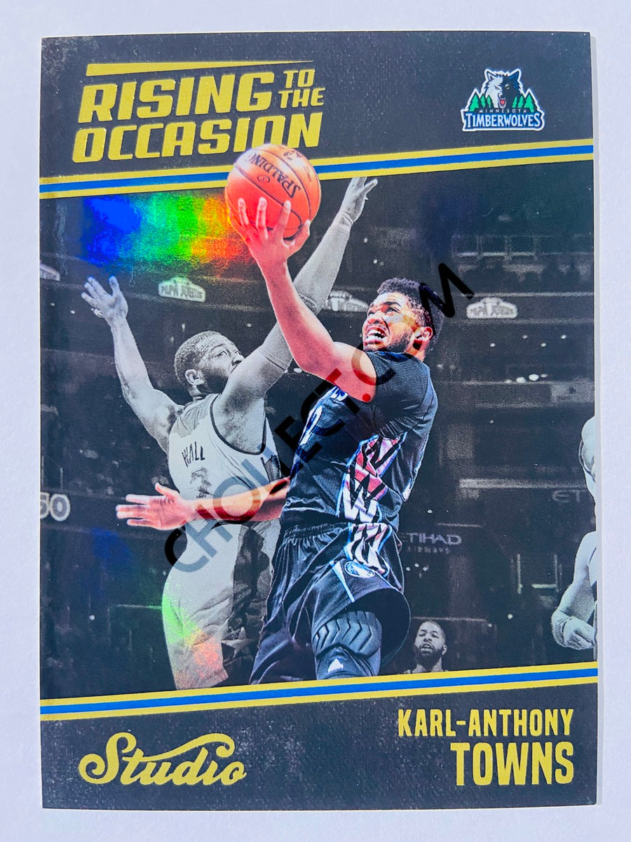 Karl-Anthony Towns - Minnesota Timberwolves 2016-17 Panini Studio Rising to the Occasion #RO-KT