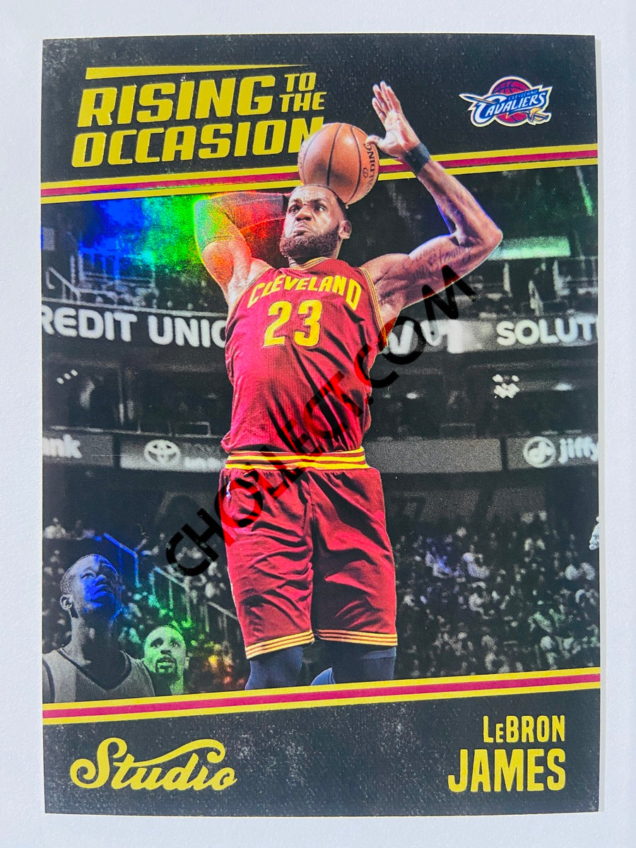 LeBron James - Cleveland Cavaliers 2016-17 Panini Studio Rising to the Occasion #RO-LJ