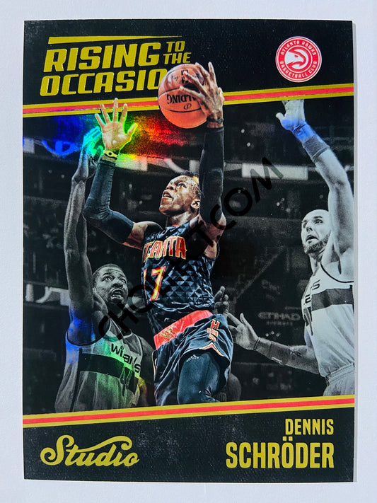 Dennis Schröder - Atlanta Hawks 2016-17 Panini Studio Rising to the Occasion #RO-DS