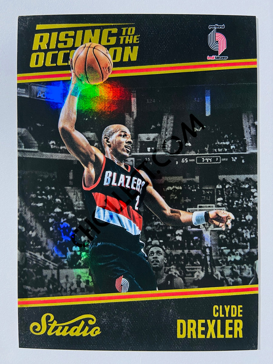 Clyde Drexler - Portland Trail Blazers 2016-17 Panini Studio Rising to the Occasion #RO-CD