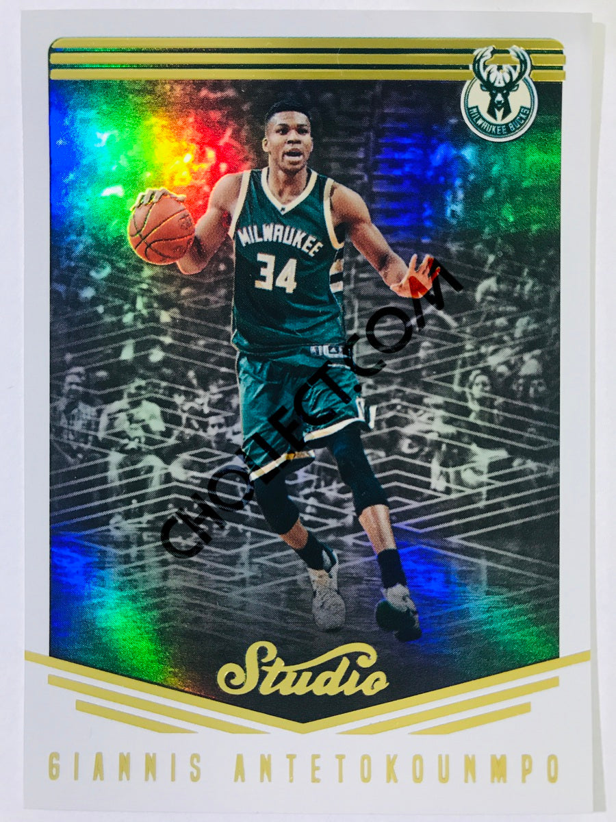 Giannis Antetokounmpo - Milwaukee Bucks 2016-17 Panini Studio Action #12