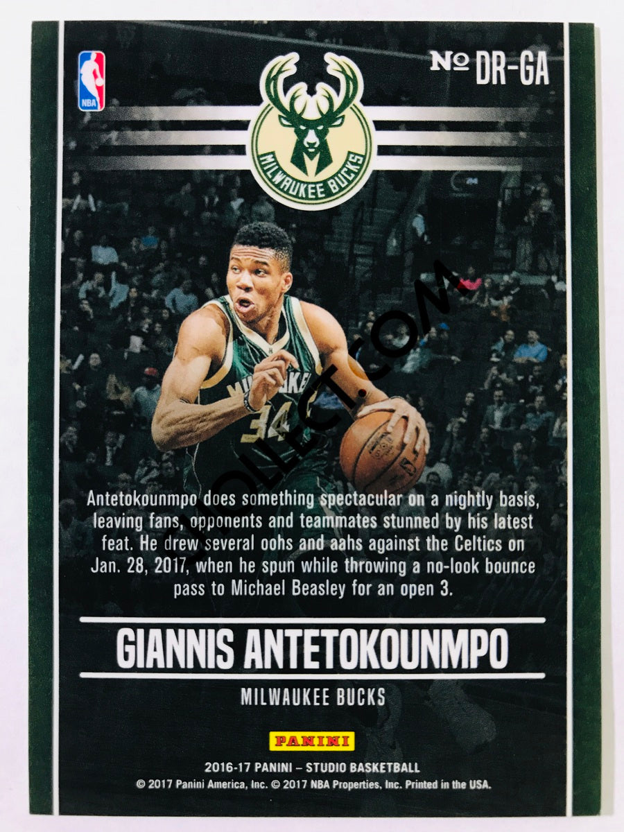 Giannis Antetokounmpo - Milwaukee Bucks 2016-17 Panini Studio Driven #DR-GA