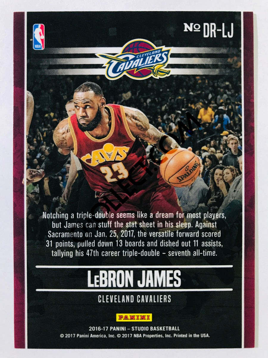 LeBron James - Cleveland Cavaliers 2016-17 Panini Studio Driven #10