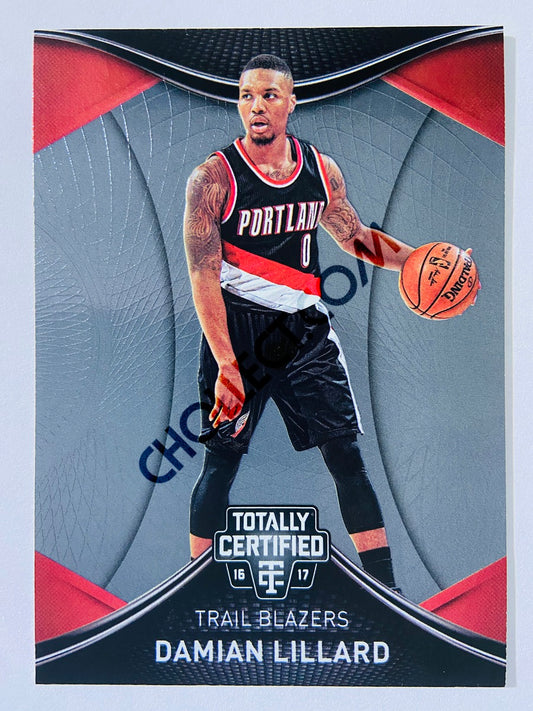 Damian Lillard - Portland Trail Blazers 2016-17 Panini Totally Certified #23