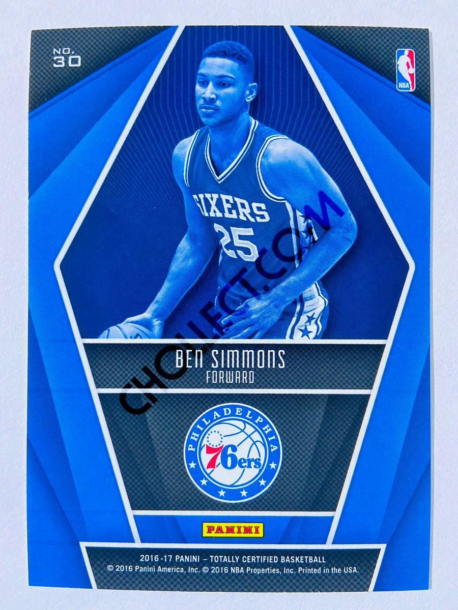 Ben Simmons - Philadelphia 76ers 2016-17 Panini Totally Certified Franchise Foundation Rookie Card #30