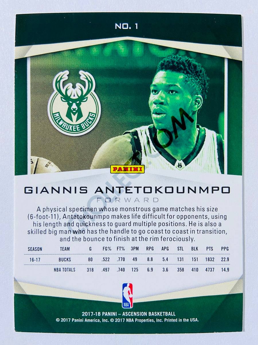 Giannis Antetokounmpo - Milwaukee Bucks 2017-18 Panini Ascension #1