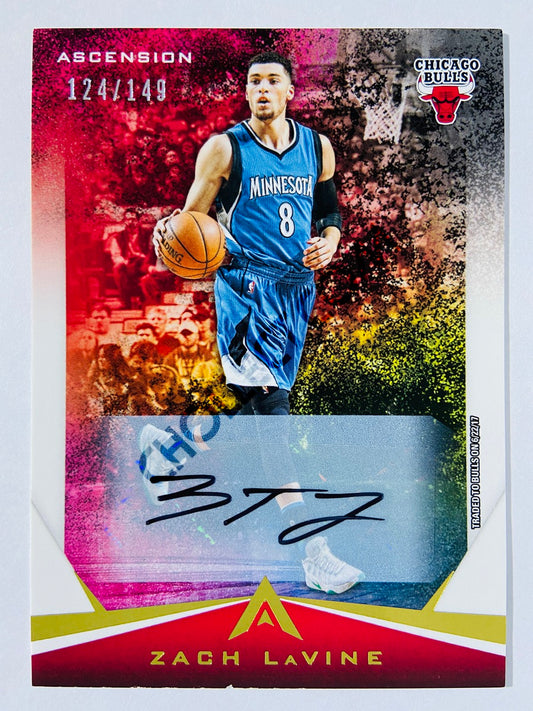 Zach LaVine - Chicago Bulls 2017-18 Panini Ascension Autograph #32 | 124/149