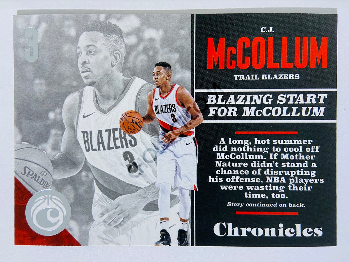 CJ McCollum - Portland Trail Blazers 2017-18 Panini Chronicles #29