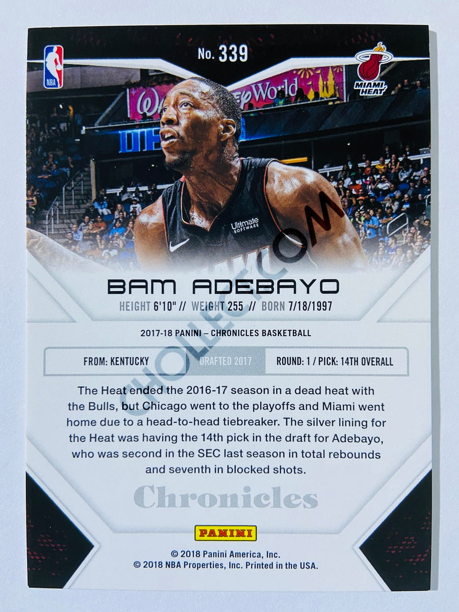 Bam Adebayo - Miami Heat 2017-18 Panini Chronicles Momentum Blue