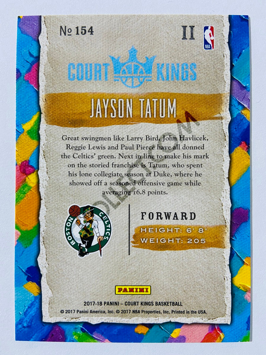 Jayson Tatum - Boston Celtics 2017-18 Panini Court Kings Level II RC Rookie #154