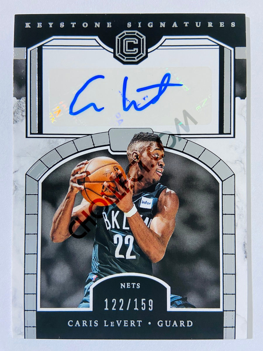 Caris LeVert - Brooklyn Nets 2017-18 Panini Cornerstones Keystone Signatures #KS-CLV | 122/159