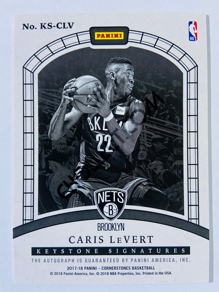 Caris LeVert - Brooklyn Nets 2017-18 Panini Cornerstones Keystone Signatures #KS-CLV | 122/159