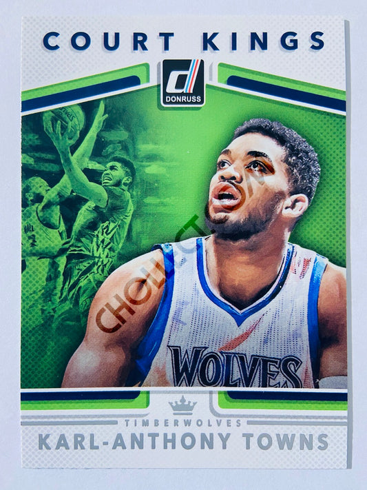 Karl-Anthony Towns - Minnesota Timberwolves 2017-18 Panini Donruss Court Kings Insert #32