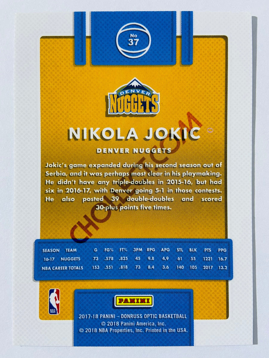 Nikola Jokic - Denver Nuggets 2017-18 Panini Donruss Optic #37