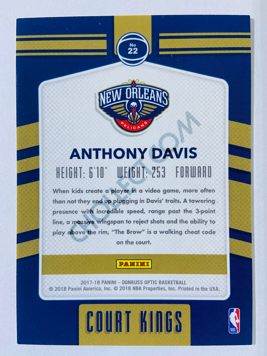 Anthony Davis - New Orleans Pelicans 2017-18 Panini Donruss Optic Court Kings #22