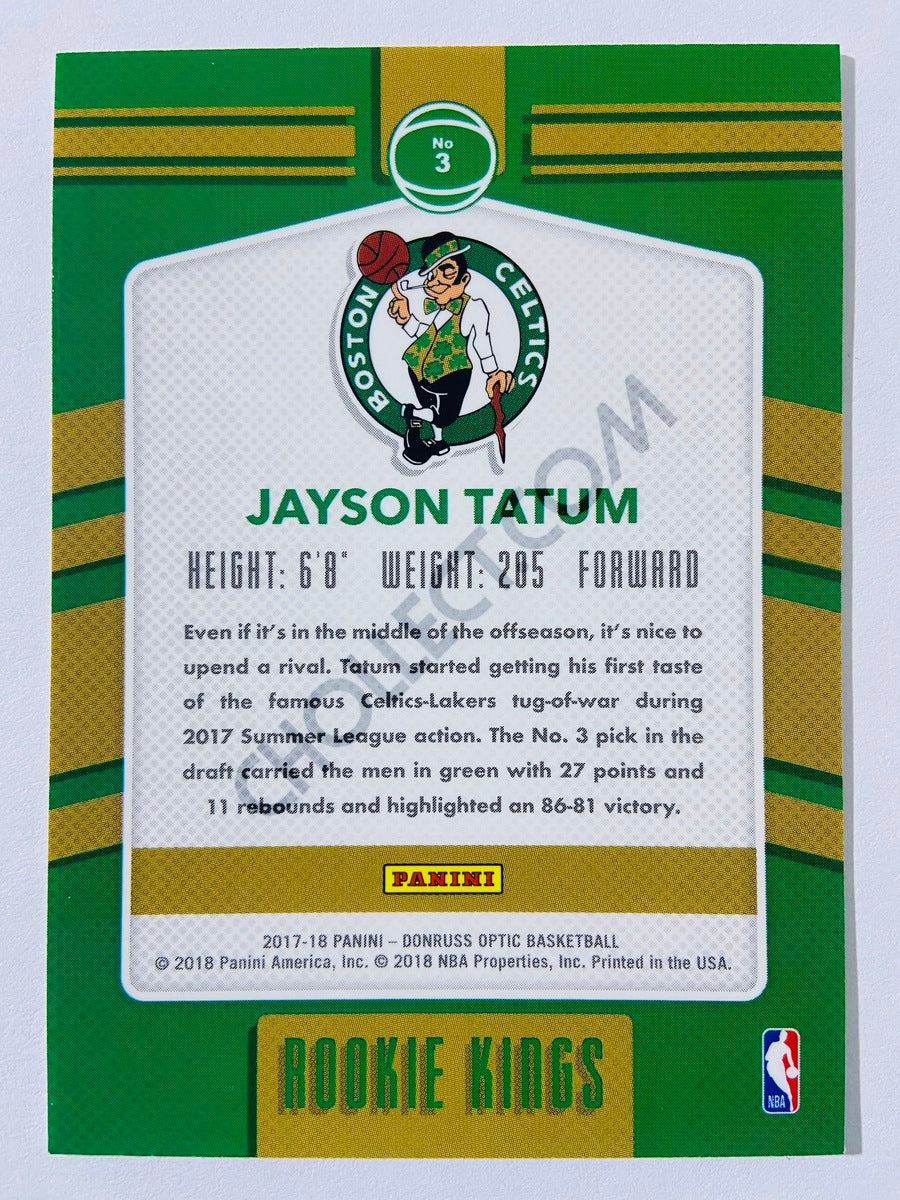 Jayson Tatum - Boston Celtics 2017-18 Panini Donruss Optic Rookie Kings #253