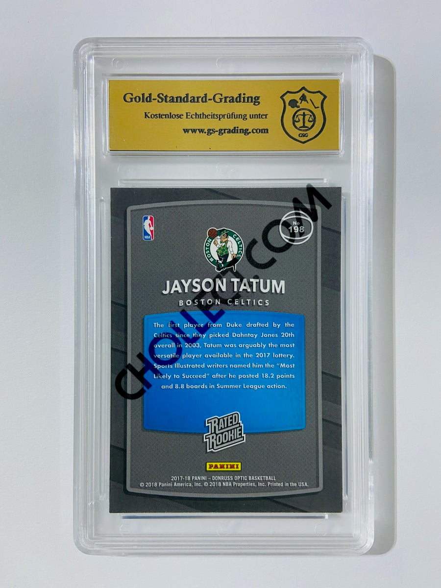 Jayson Tatum - Boston Celtics 2017-18 Panini Donruss Optic Rated Rookie #198 [GS 8.5] SN: SBCEA293