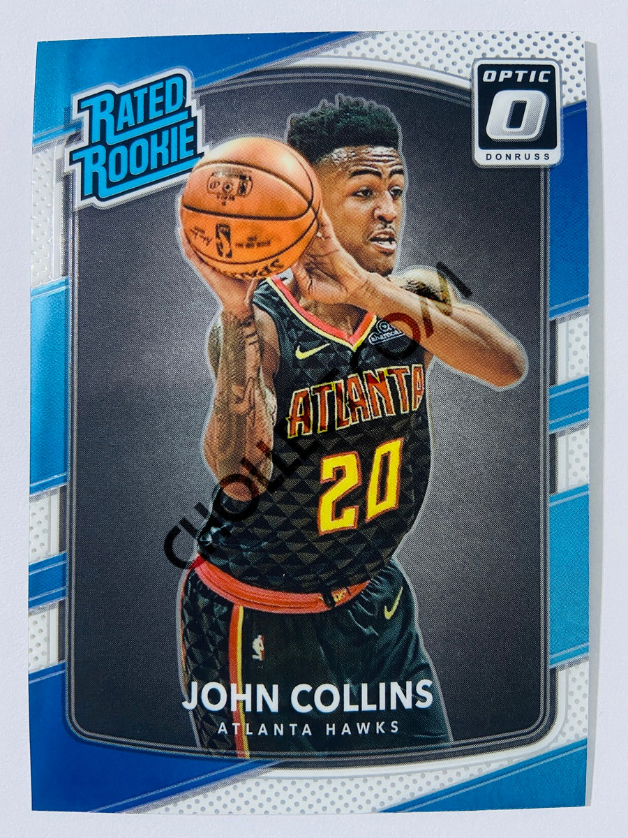 John Collins - Atlanta Hawks 2017-18 Panini Donruss Optic Rated Rookie #182