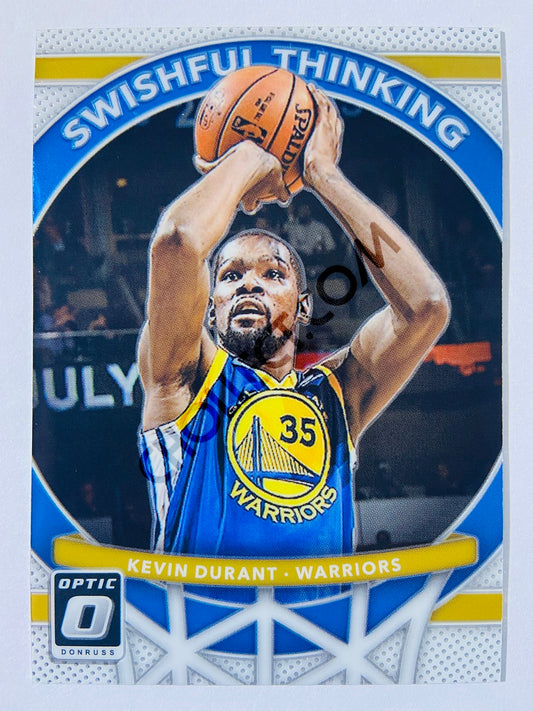 Kevin Durant - Golden State Warriors 2017-18 Panini Donruss Optic Swishful Thinking Insert #2