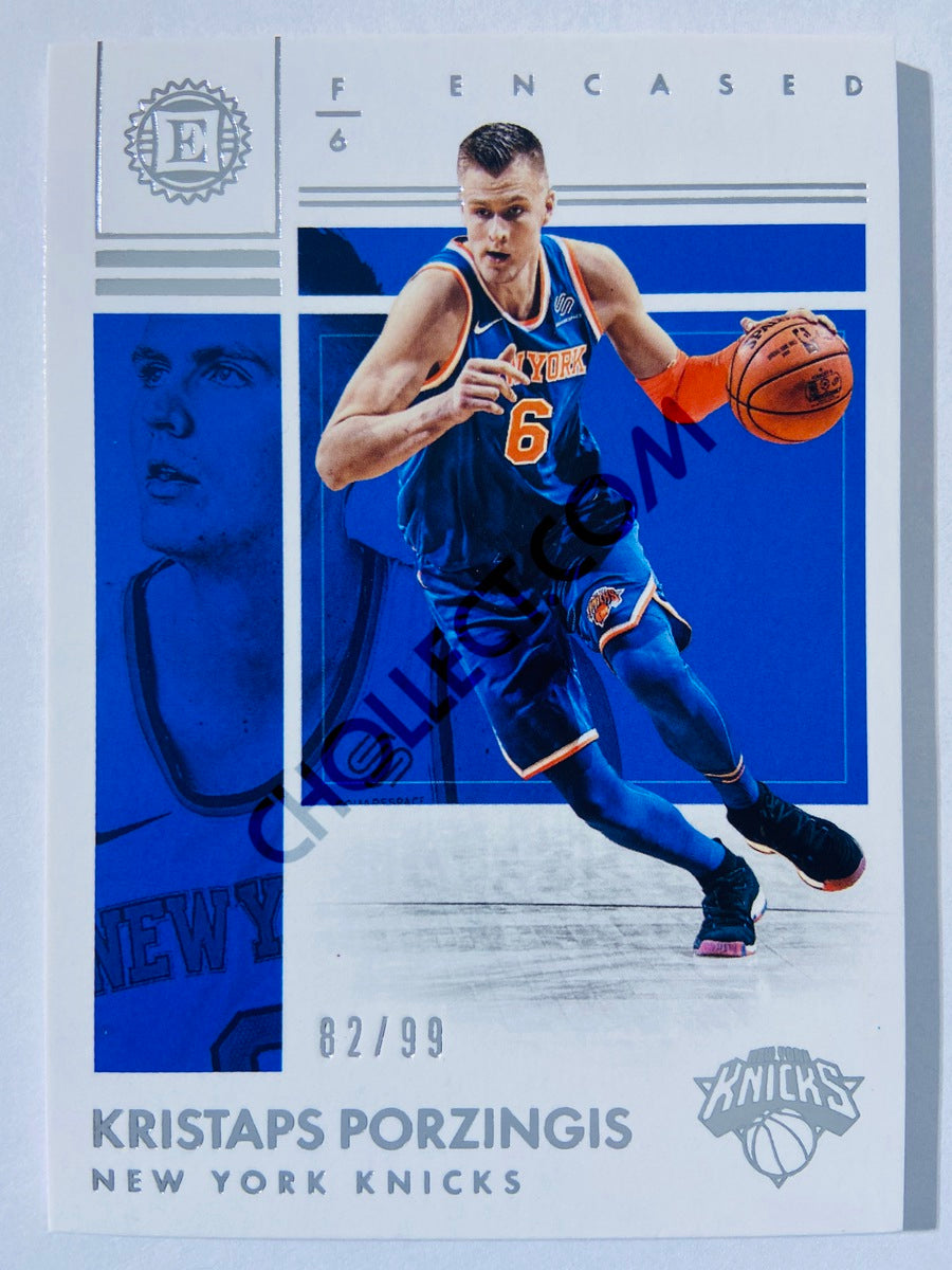 Kristaps Porzingis - Dallas Mavericks 2017-18 Panini Encased #56 | 82/99