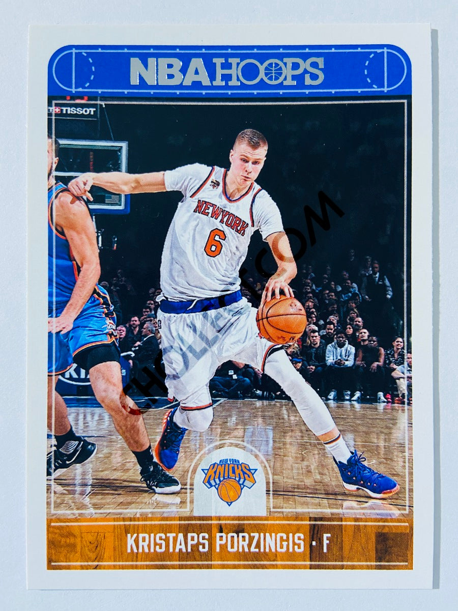 Kristaps Porzingis - New York Knicks 2017-18 Panini Hoops #100