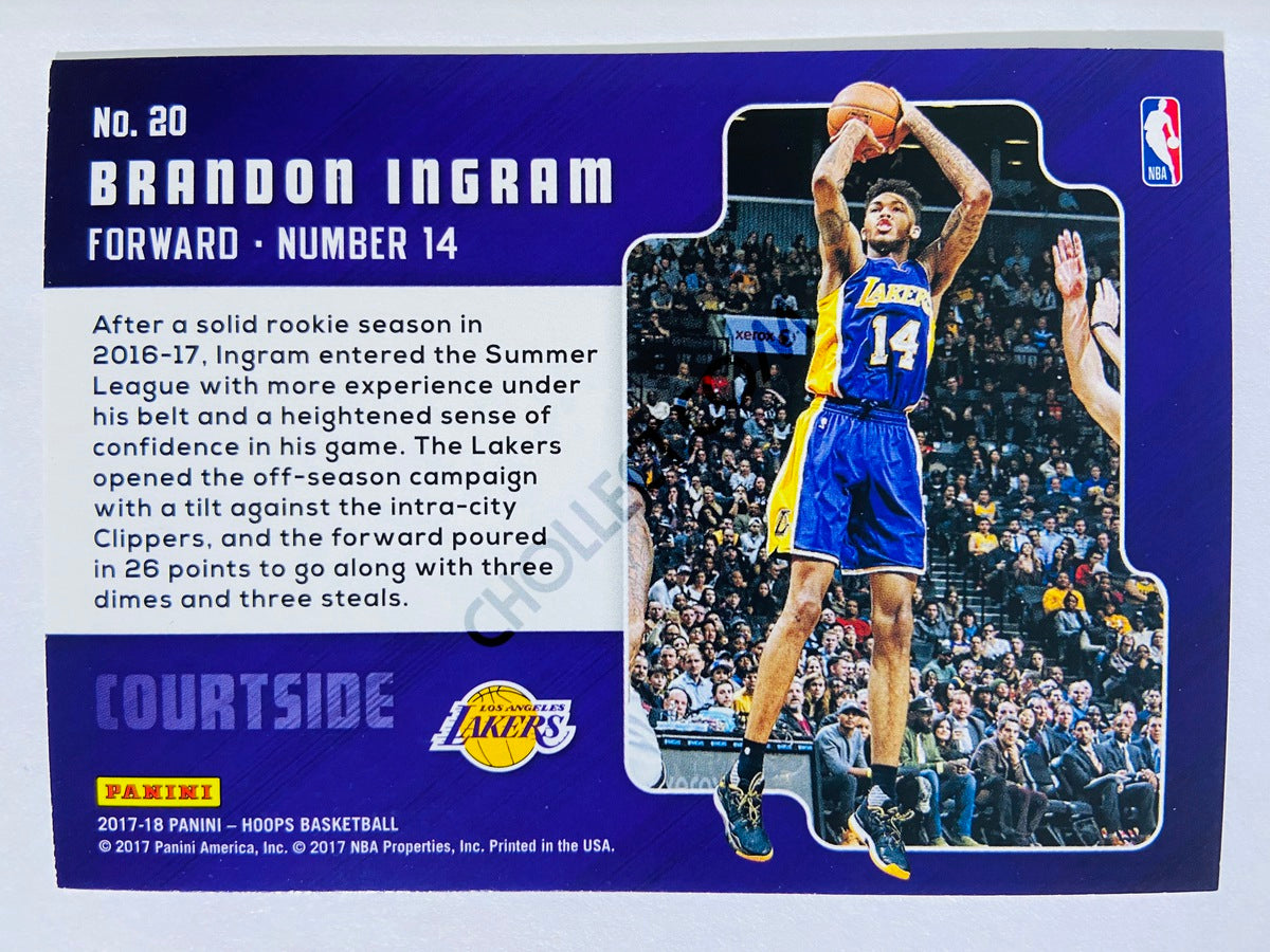 Brandon Ingram - Los Angeles Lakers 2017-18 Panini Hoops Courtside #20