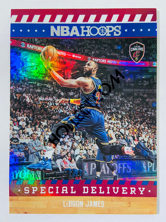 LeBron James - Cleveland Cavaliers 2017-18 Panini Hoops Special Delivery #7