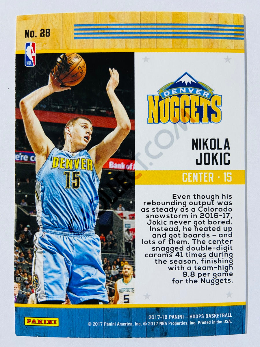 Nikola Jokic - Denver Nuggets 2017-18 Panini Hoops Team Leaders #28