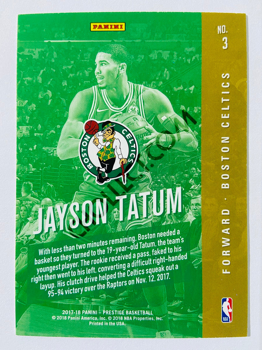 Jayson Tatum - Boston Celtics 2017-18 Panini Prestige Rookie Class #3