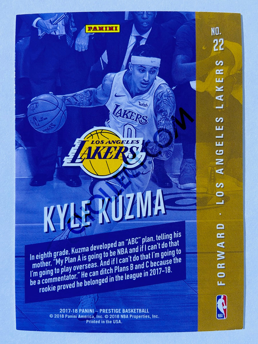 Kyle Kuzma - Los Angeles Lakers 2017-18 Panini Prestige Rookie Class #22