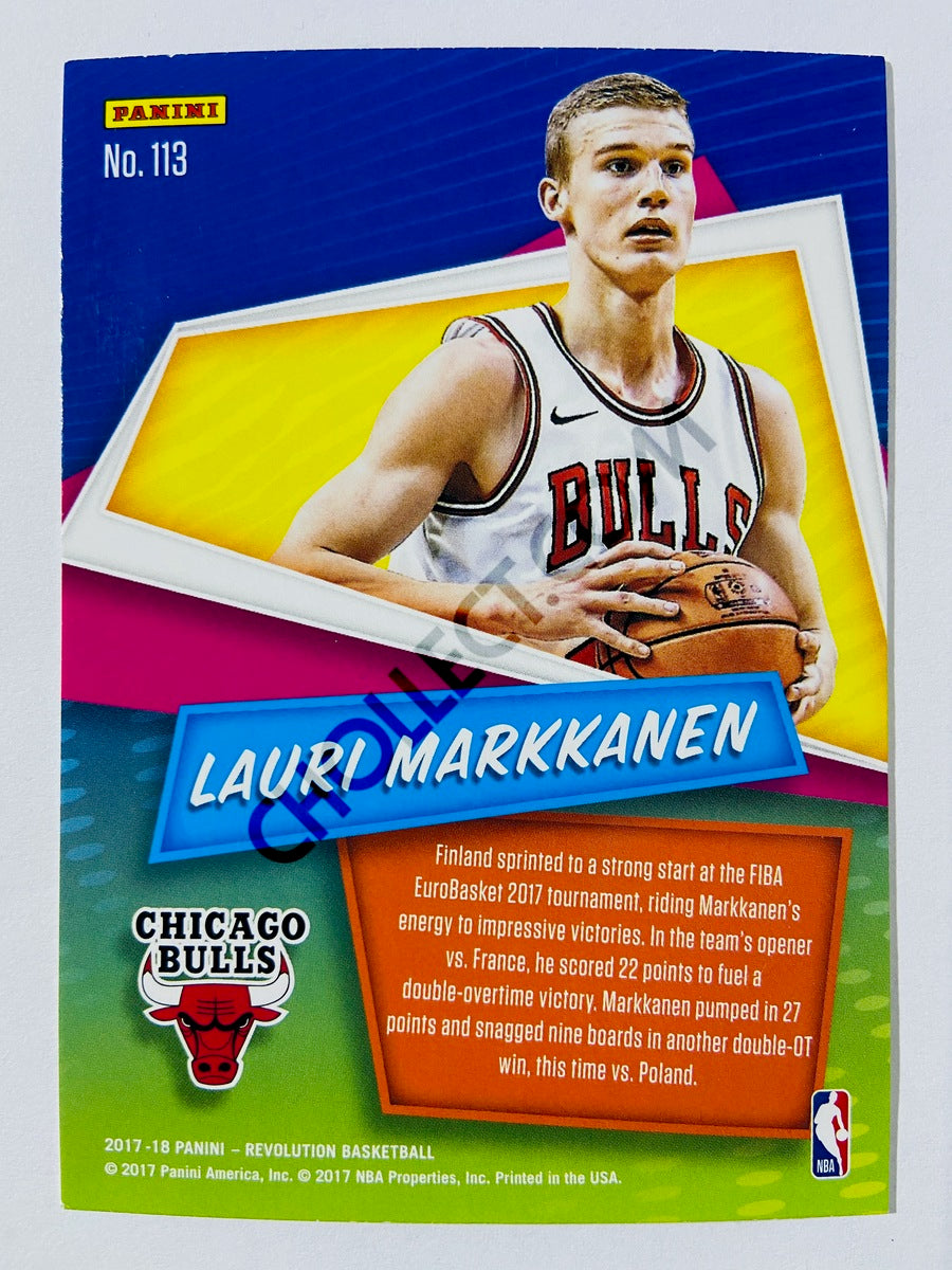 Lauri Markkanen – Chicago Bulls 2017-18 Panini Revolution RC Rookie #113