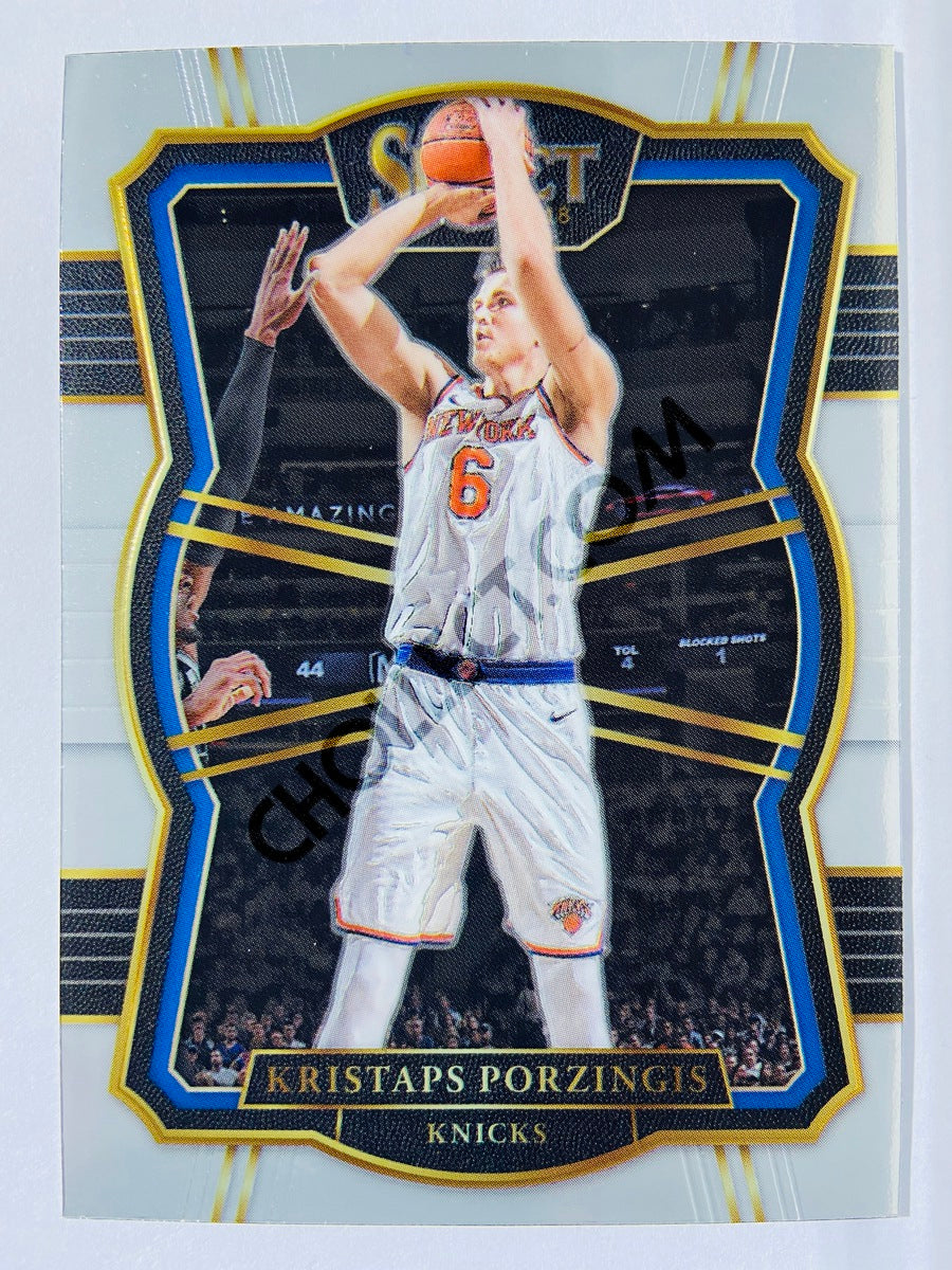 Kristaps Porzingis - New York Knicks 2017-18 Panini Select Premier Level #190