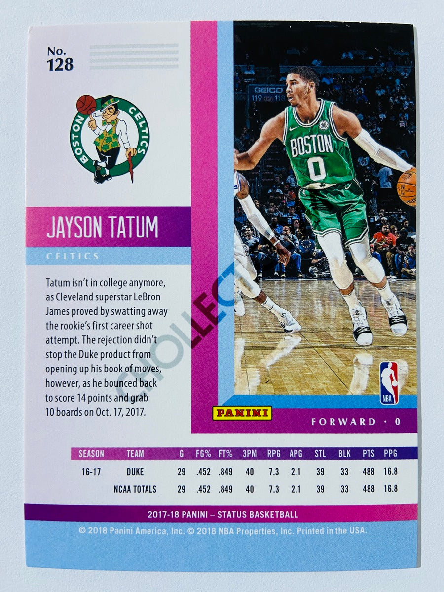 Jayson Tatum - Boston Celtics 2017-18 Panini Status RC Rookie #128