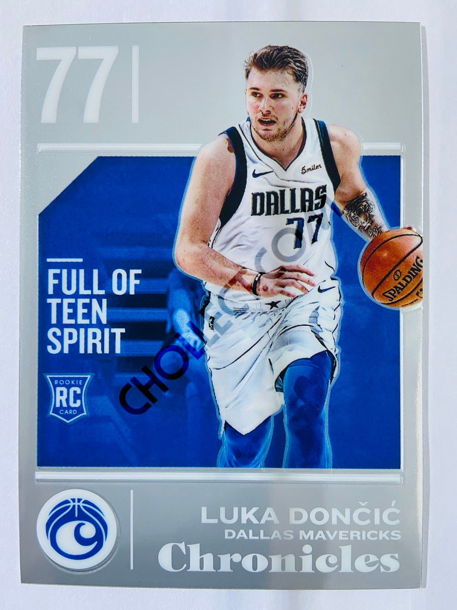 Luka Doncic - Dallas Mavericks 2018-19 Panini Chronicles Foil Optichrome RC Rookie #512