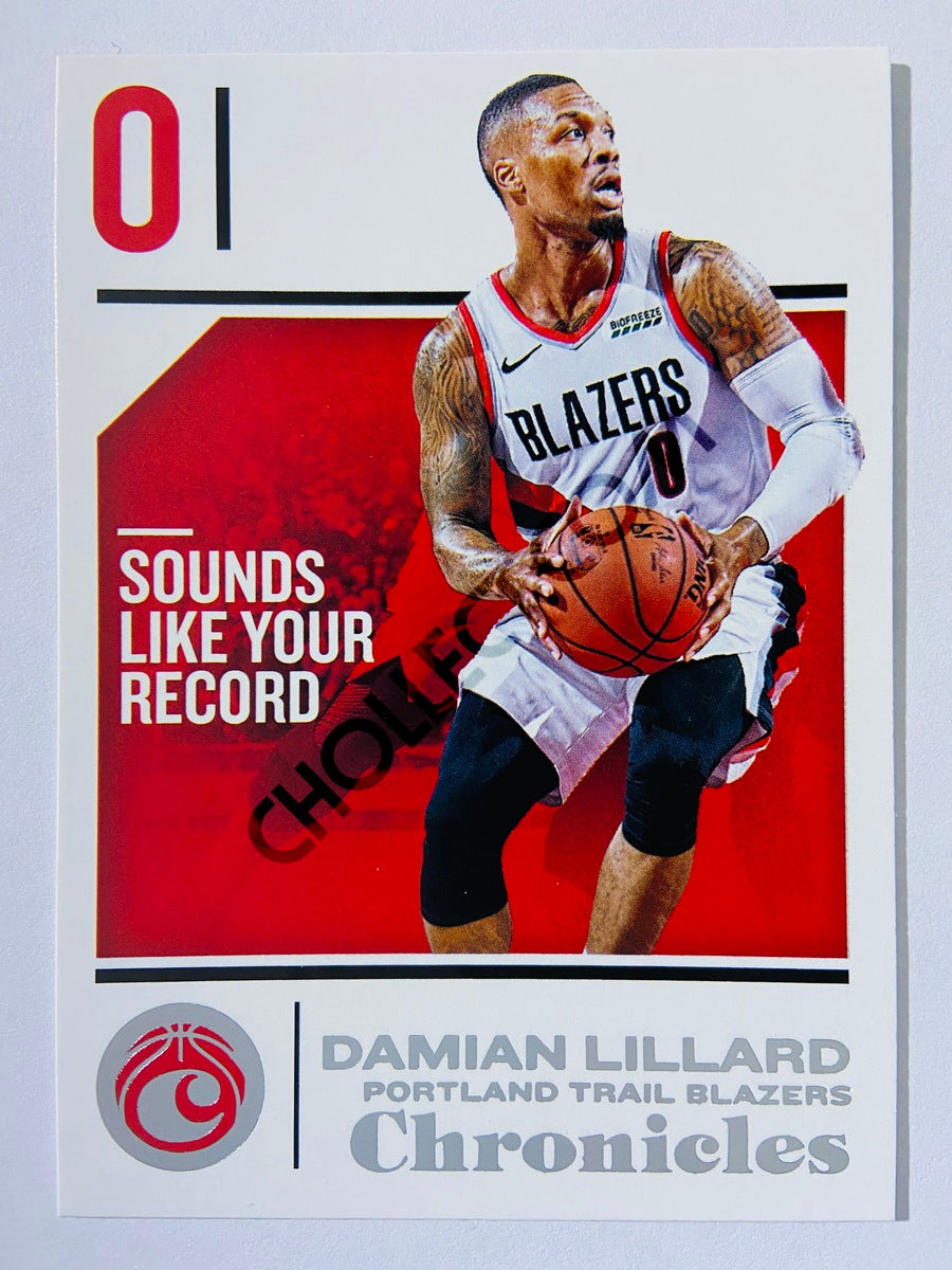 Damian Lillard - Portland Trail Blazers 2019-20 Panini Chronicles #18